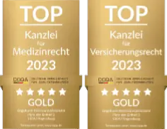 TOP Kanzlei für Vesicherungsrecht und Medizinrecht